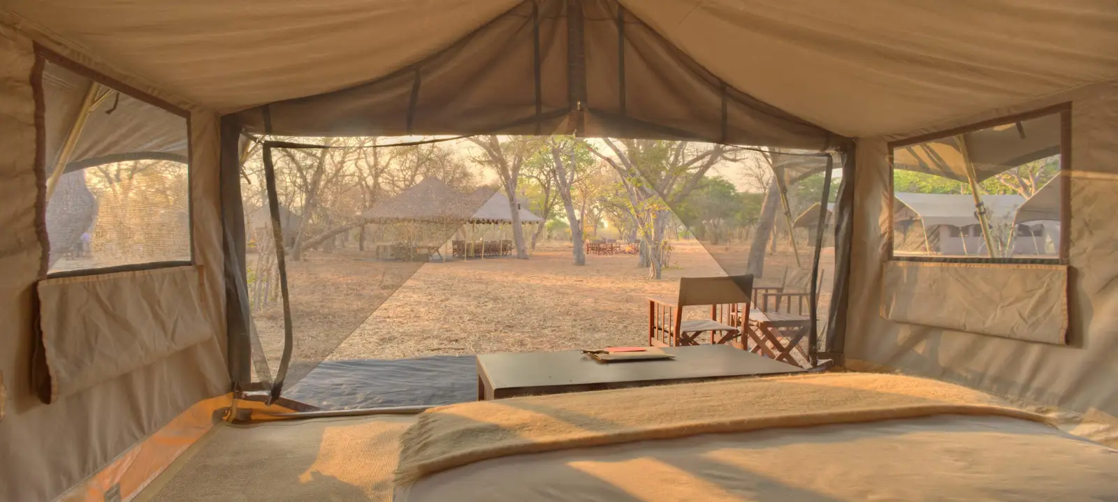 AndBeyond Chobe Under Canvas safari lodge in Chobe National Park